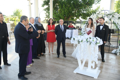 Doğan ve Yağmur ailesinin mutlu günü: Genç çift dünya evine girdi