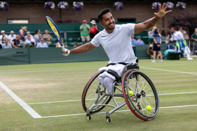 Milli tenisçi Ahmet Kaplan Wimbledon’da yarı finalde