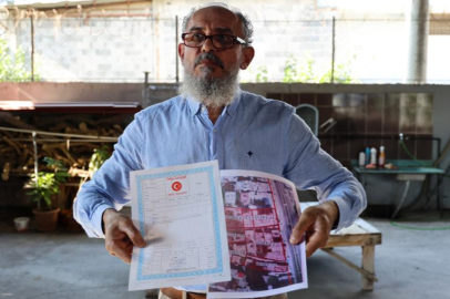 "Tapulu arazim" dedi, sokağın girişini kapattı