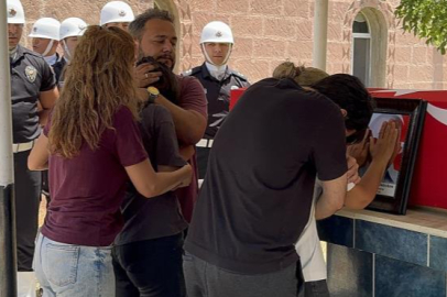 Kaza kurşunuyla ölen polisin cenazesi toprağa verildi