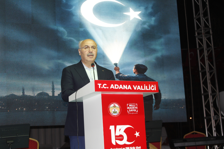 Adana 15 Temmuz Demokrasi ve Millî Birlik Günü'nün 9. yılında ‘Demokrasi Nöbetiyle’ tek yürek oldu