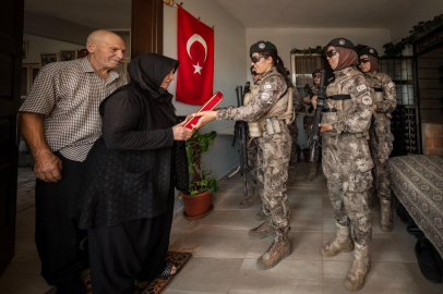 Şehit Sevda Güngür’ün silah arkadaşlarından anlamlı ziyaret