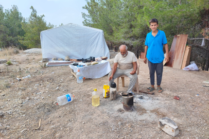 Eşi tarafından terk edilen 6 çocuk babası ormanda yaşamaya başlamıştı: Valilik harekete geçti