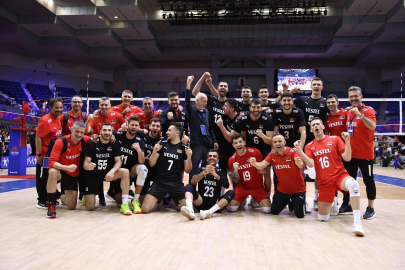 A Milli Erkek Voleybol Takımı Almanya'yı 3-1 mağlup etti