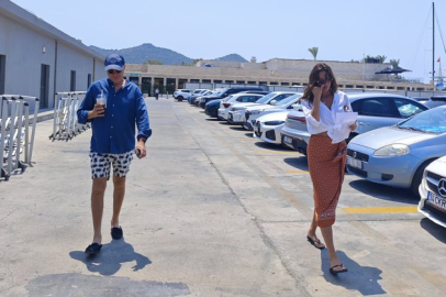 Güzide Duran ile Fikret Orman Bodrum’da görüntülendi