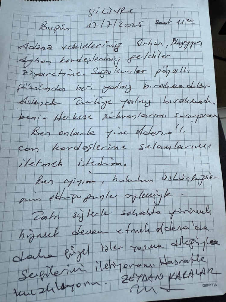 CHP Adana milletvekilleri Zeydan Karalar'ı ziyaret etti! Karalar, “Türkiye beni yalnız bırakmadı” dedi 2