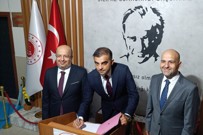 Silifke Adliyesi personeline 32 dairelik lojman için imzalar atıldı