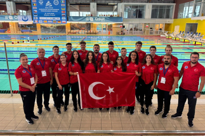 Kaan Efe Kaya, paletli yüzmede Avrupa şampiyonu oldu