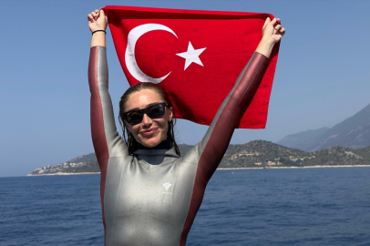 Şahika Ercümen'den Serbest Dalış Türkiye Şampiyonası’nda madalya yağmuru