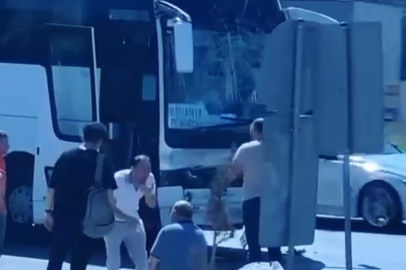 Kütahya'da işçi servisi kaza yaptı: Tankere arkadan çarpan otobüsteki 35 kişi yaralandı