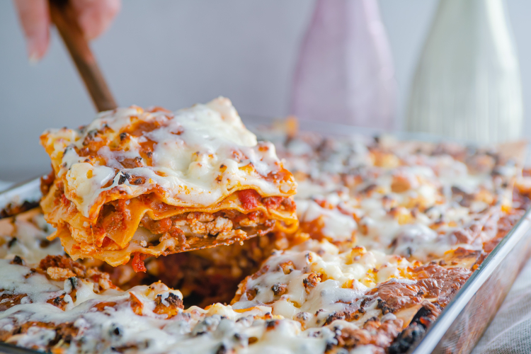 Kaşarlı kabak lazanya