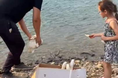 Baba kızdan örnek davranış