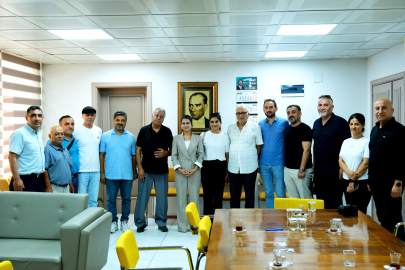 Ceyhan Belediye Başkan Vekili Yıldız, gazetecileri makamında ağırladı