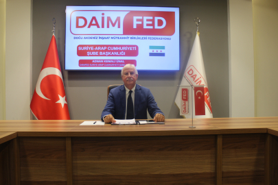 DAİMFED Suriye Arap Cumhuriyeti Şube Başkanı Ünal:  İsrail’in Suriye’ye yönelik saldırısını şiddetle kınıyoruz