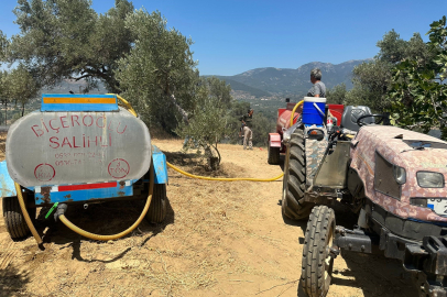 Torbalı’da çıkan yangında 100 dönümlük alan zarar gördü