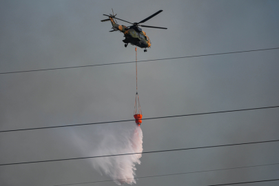 Bazı illerde çıkan orman yangınlarına müdahale sürüyor