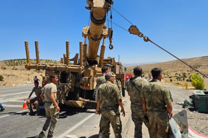 Malatya’da askeri araç devrildi: 2 asker yaralandı