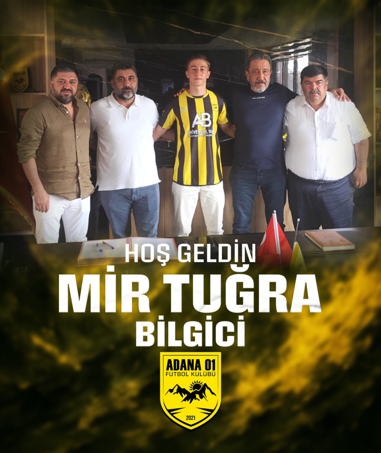 Adana 01 FK, altyapı kalecisi Mir Tuğra Bilgici ile profesyonel sözleşme imzaladı 2