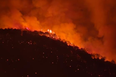 Karabük orman yangınında 40 ev yandı, 527 hane boşaltıldı