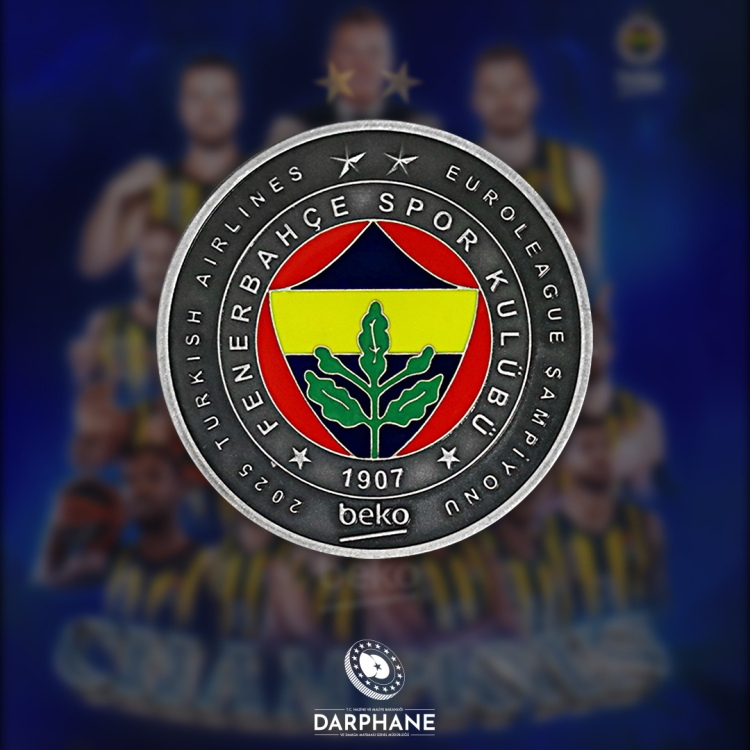 Darphane'den Fenerbahçe'nin EuroLeague şampiyonluğu için hatıra parası 2