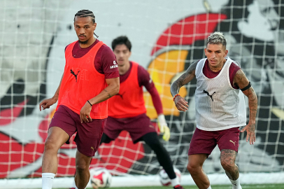 Leroy Sane Galatasaray'da ilk antrenmanına çıktı