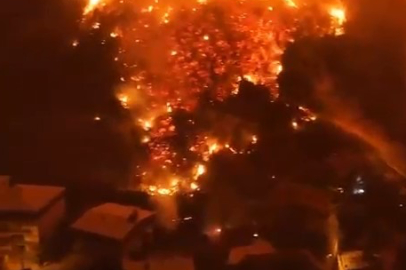 Bursa’da orman yangını Karahıdır Mahallesine ulaştı