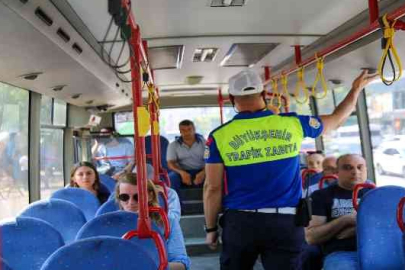 Adana’nın kavurucu sıcaklarında toplu taşıma araçlarına yönelik klima denetimleri arttı