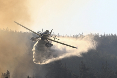 Bursa'nın Orhaneli ve Harmancık ilçeleri arasındaki orman yangınına müdahale 3. gününde sürüyor