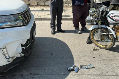 Karaman’da cip ile motosiklet çarpıştı: Sürücü yaralandı