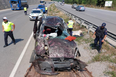 Samsun’da feci kaza: araç takla attı, 1 ölü 3 yaralı