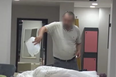 Antalya’da uzaklaştırma kararına sinirlenen adam, gelinlik mağazasını savaş alanına çevirdi