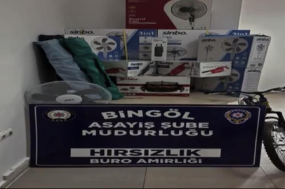 Bingöl’de çaldığı ürünleri internetten satan şüpheli tutuklandı