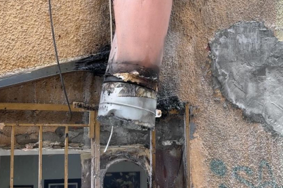 İstanbul Beyoğlu’nda iş yeri bacasında yangın