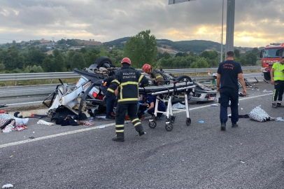 Kuzey Marmara Otoyolu’nda feci kaza: 1 Ölü, 4 yaralı