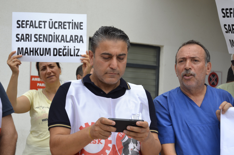 Dev Sağlık İş Çukurova Bölge Şube Başkanı Hüseyin Türkmen