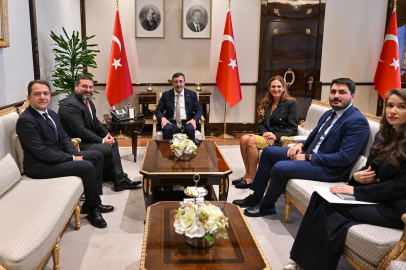 Cumhurbaşkanı Yardımcısı Yılmaz, Kaspi.kz CEO'sunu kabul etti