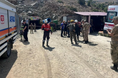 Elazığ’da maden ocağında 1 işçi göçük altında kaldı