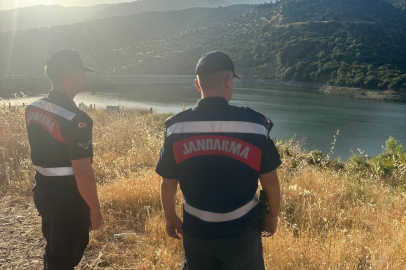 Köşk ilçe jandarması, boğulma vakalarına karşı göletlerde denetim yaptı