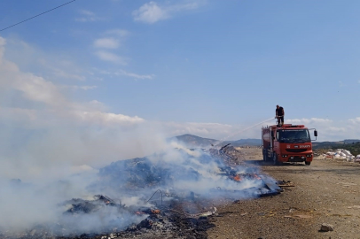 Balıkesir’de çöplükte çıkan yangın kontrol altına alındı
