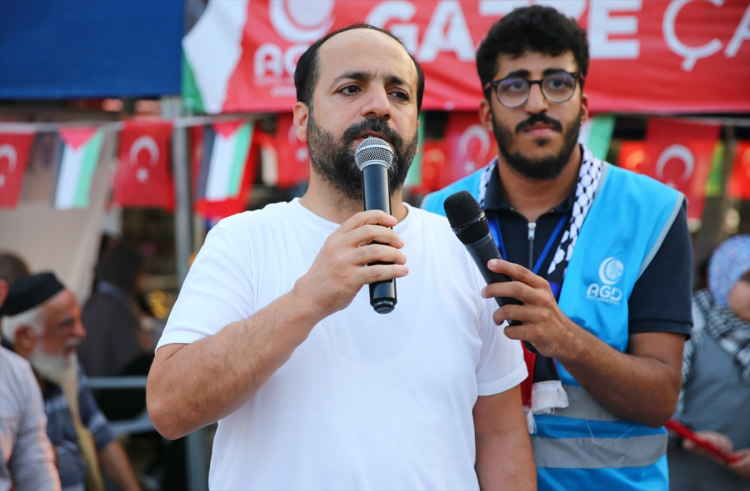 AGD Adana Şubesi’nden Gazze için nöbet çadırı w