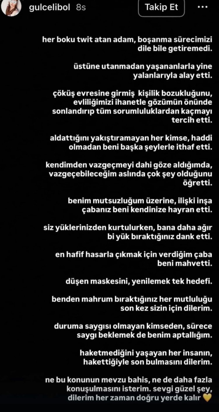 Chaby Han ve Gülce Elibol boşandı İhanet iddiaları gündem oldu 2