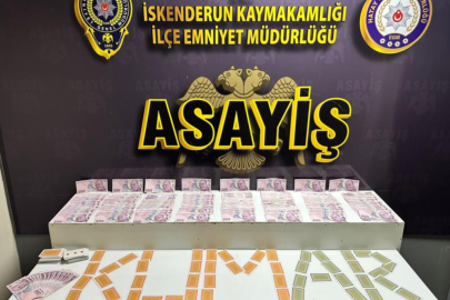 Hatay'da kumar baskını: 5 kişiye ceza yağdı