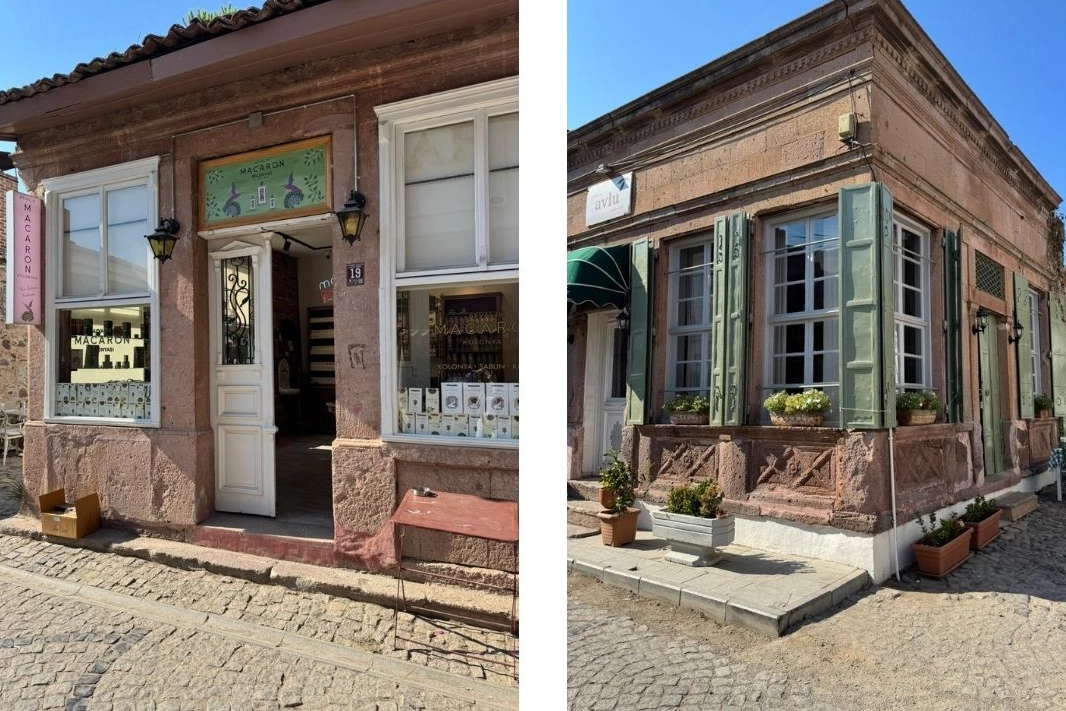 Cunda'da birbirinden güzel taş evler