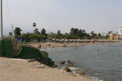 Mersin'de girişi ücretli hale getirilen halk plajında gerginlik