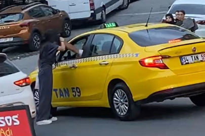 Esenyurt'ta akılalmaz olay: Taksi sürücüsü, tartıştığı genç kızı yumrukla bayıltıp kaçtı!