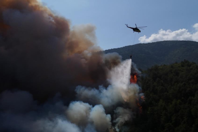 Karabük ormanları yanıyor, müdahale sürüyor
