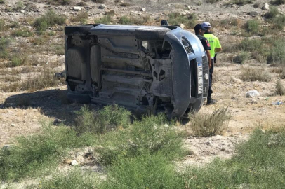 Konya Ereğli’de otomobil takla attı: 5 kişi yaralandı