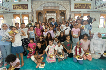 Yumurtalık Kaymakamı, Kur’an öğrenen çocuklarla buluştu