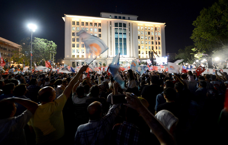 Cumhurbaşkanı olan Recep Tayyip Erdoğan