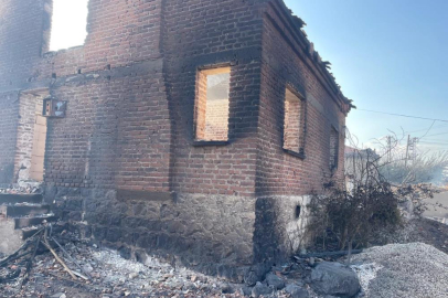 Çanakkale Bayramiç’te orman yangını sonrası hasar tespitleri tamamlandı